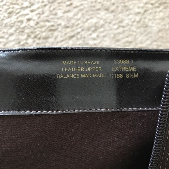 Brown Leather & Suede Slouch Boots by Connie - Picture 4 of 5